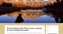 Desktop Screenshot of macbrownflyfish.com
